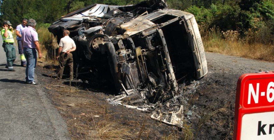 Interceptado en Curtis un camionero sin carné que conducía ebrio y drogado