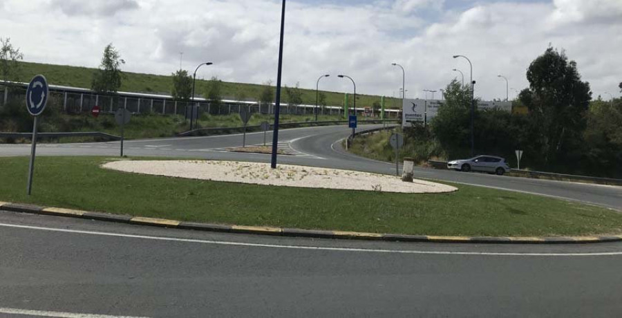 Bergondo solicita que se instale una glorieta en el acceso al parque industrial desde la AC-164