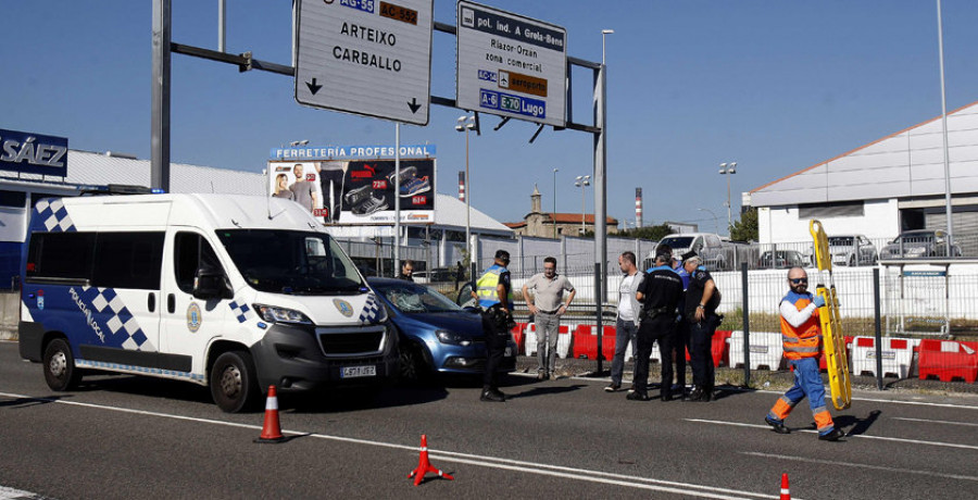 Herido grave un peatón que trató de cruzar frente a Marineda City