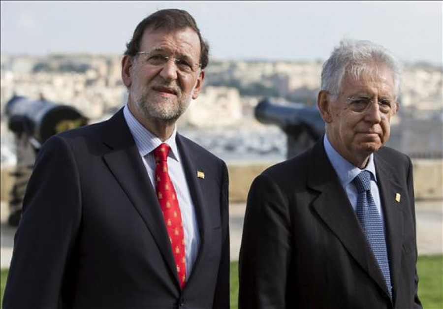 Rajoy y Monti presiden hoy cumbre bilateral que refuerza su alianza en la UE