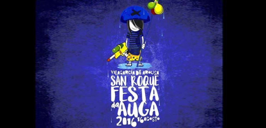 Un diseño del ilustrador David Lages pone cara a la Festa da Auga 2016