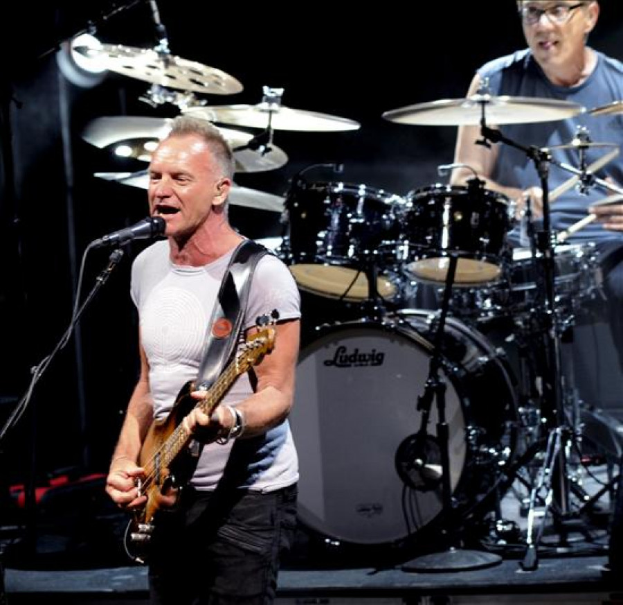 Sting deleita en Marbella en su primer concierto de su gira española