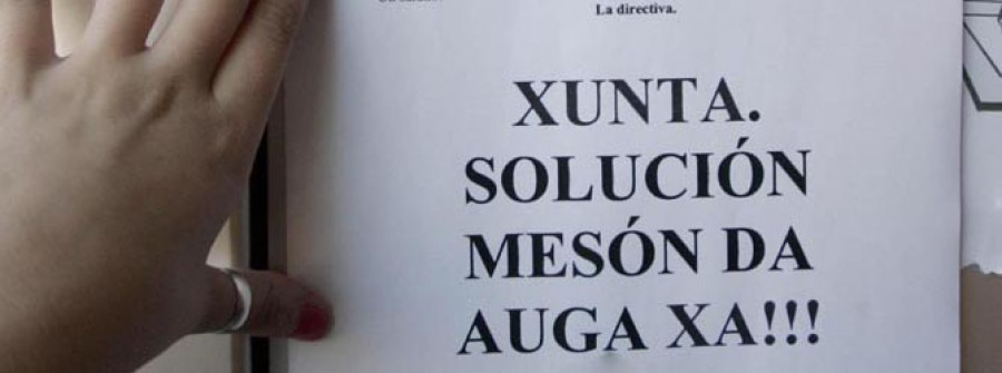 Seoane anima a Mesón da Auga  a denunciar a técnicos y políticos