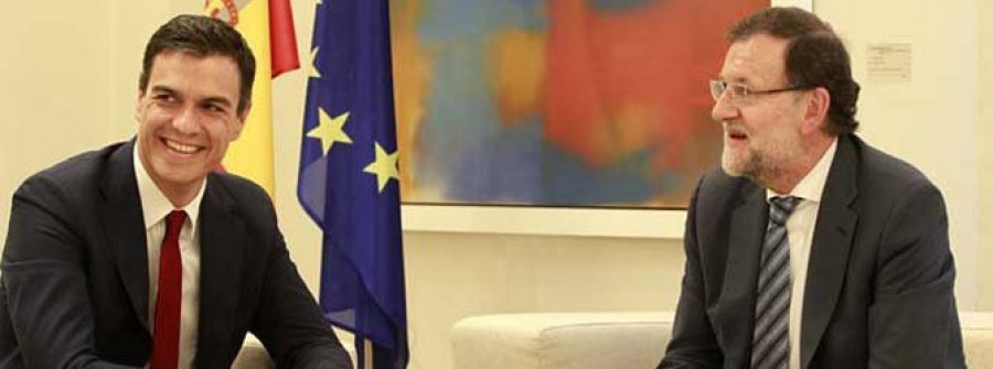 Rajoy y Sánchez acuerdan responder “unidos” al desafío secesionista