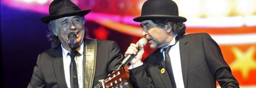 Unas 5.000 personas asistieron al concierto de Sabina y Serrat en Vigo