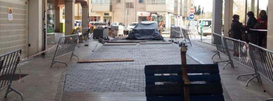 Sada revisa el proyecto de la calle Oleiros para unificar la zona comercial