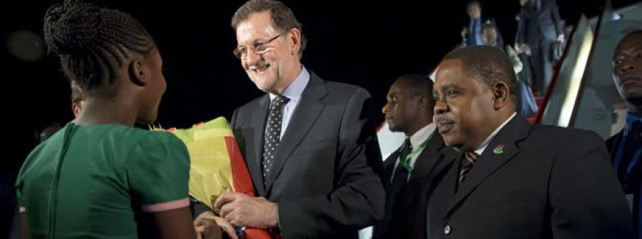 Rajoy defiende ante Obiang el respeto por la democracia y por la justicia