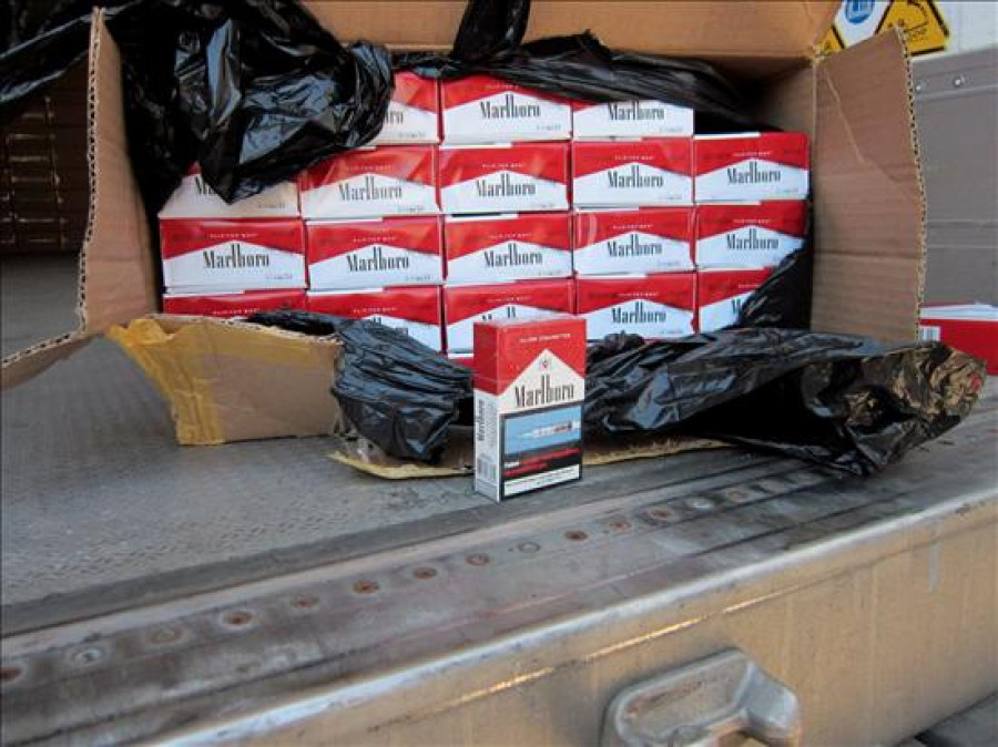 Intervienen 465.000 cajetillas de tabaco de contrabando procedentes de China