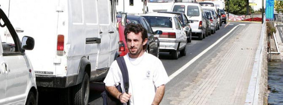 Rivas y Sacristán convencen a la Xunta para ensanchar el puente de O Burgo