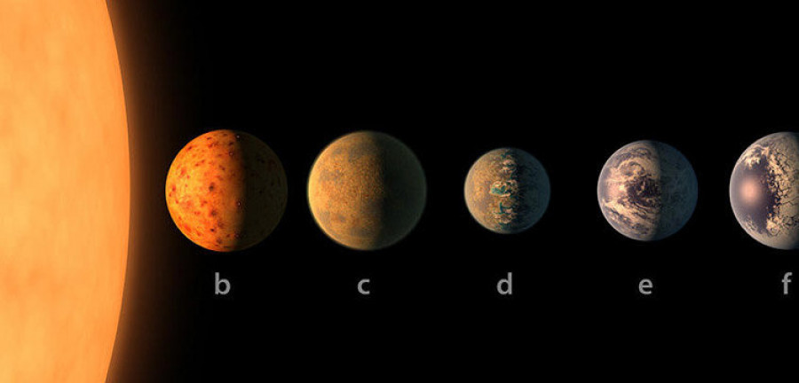 La NASA halla un sistema solar con siete planetas similares a la Tierra