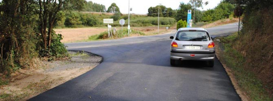 BETANZOS-La mejora de la carretera de A Raíña  a Mabegondo cuesta 50.000 euros