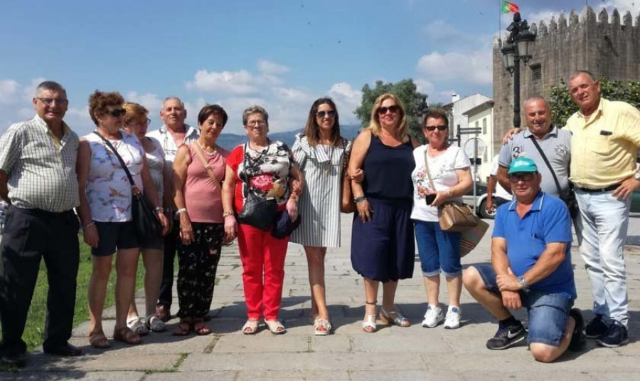 Un grupos de jubilados de Abegondo visitan el norte de Portugal