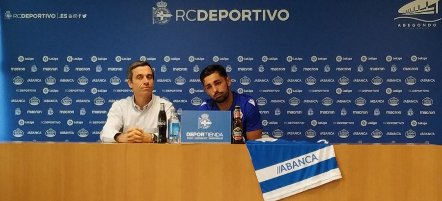 Nolaskoain: "Había otros equipos, pero el Depor tenia un proyecto muy ilusionante"