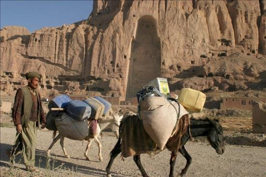 Los budas gigantes destruidos por los talibanes hace 14 años reviven en 3D