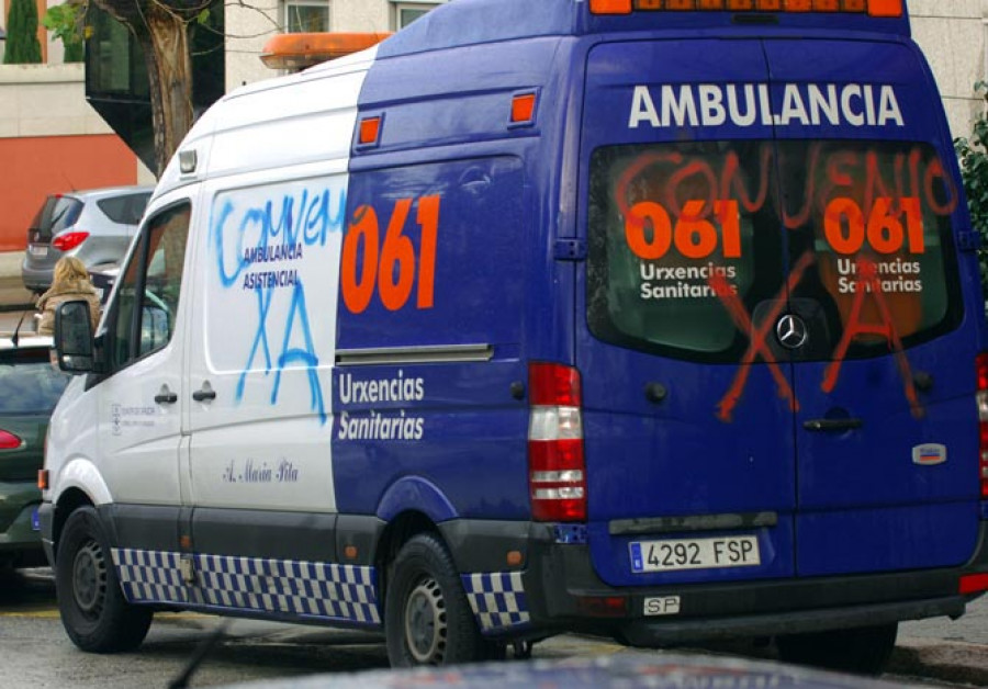 Una nueva huelga de ambulancias dejará fuera de servicio a más de treinta dotaciones en la comarca
