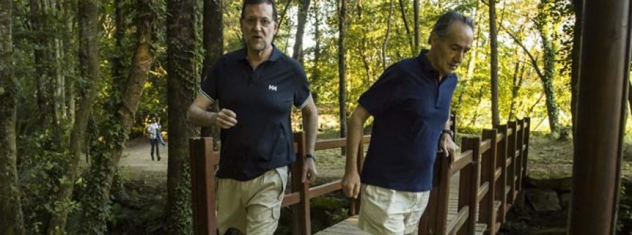 Rajoy se encuentra en las Rías Baixas para pasar unos días de descanso