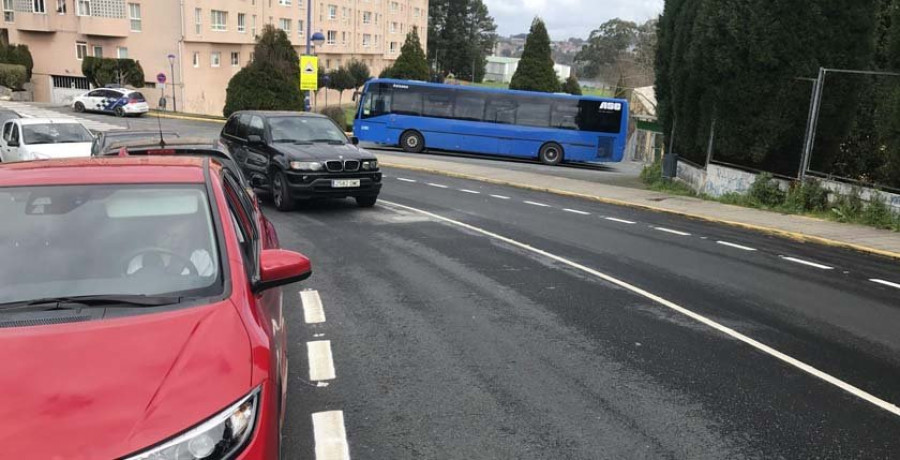 Culleredo atiende la petición vecinal de mejorar el estado de la calle de Pérez de Traba de O Burgo