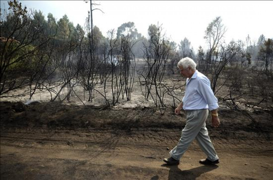 Exinguidos los dos incendios que afectaron a Ourense durante dos días