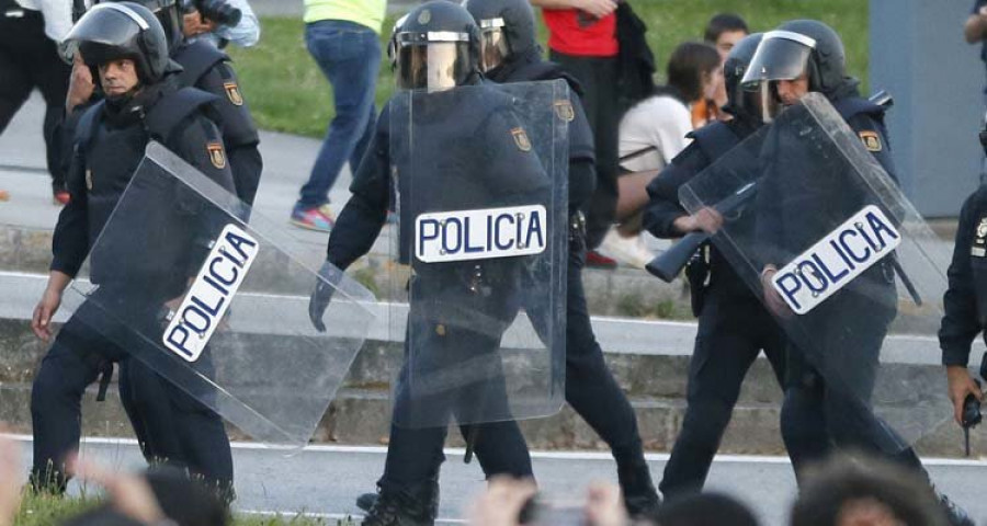 La Policía defiende la actuación contra los okupas y asegura que utilizaban “tácticas de guerrilla urbana”