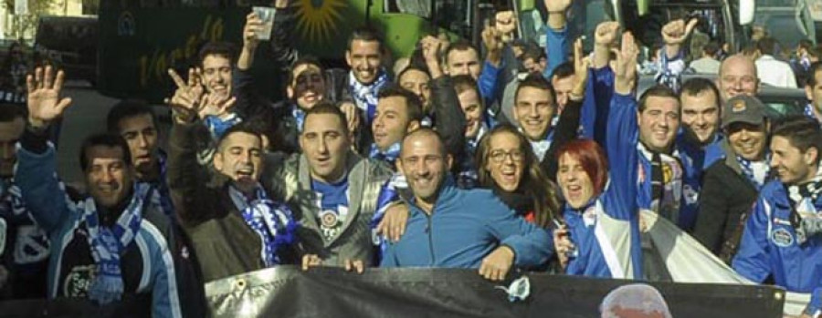 Las peñas Manuel Pablo y Riazor Blues estarán en el Ramón Sánchez Pizjuán