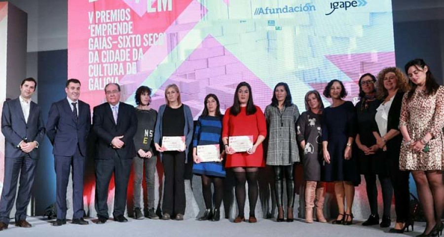 Tres proyectos liderados por mujeres logran los premios “Emprende Gaiás-Sixto Seco”