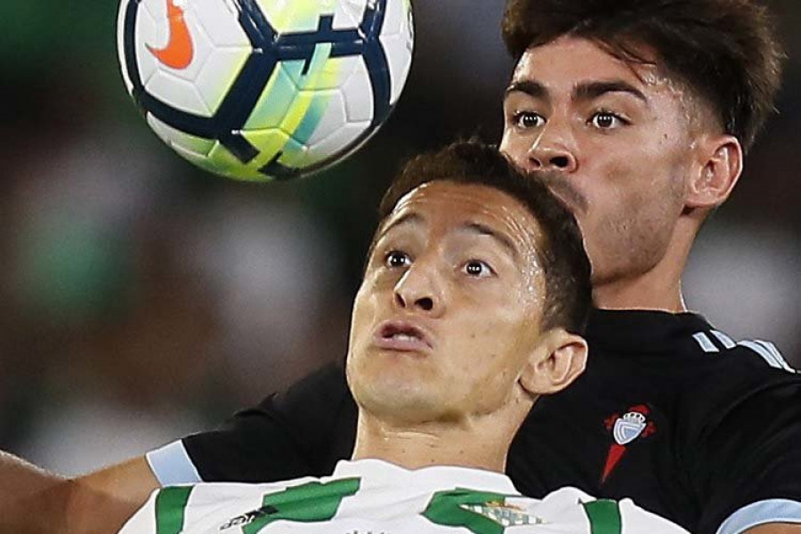 Guardado lidera la remontada 
del Betis 
ante el Celta