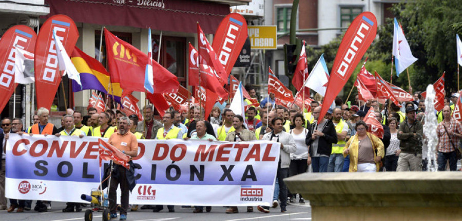 La amplia respuesta a la huelga del sector del metal cierra la tanda de paros sin conflictos con los piquetes
