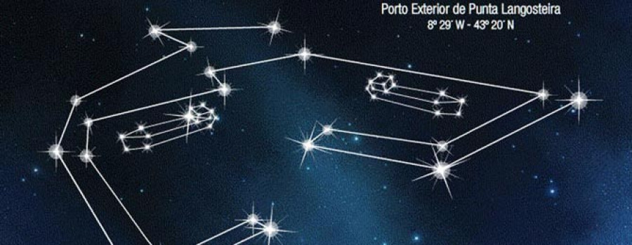 La Autoridad Portuaria felicita la Navidad convirtiendo punta Langosteira en una constelación del firmamento