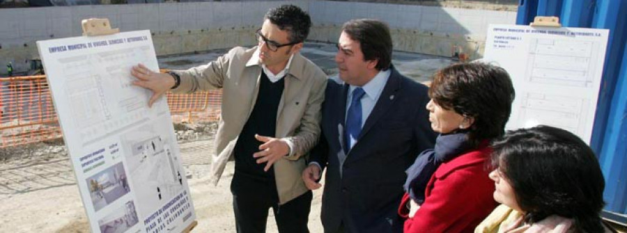 El párking de As Conchiñas estará listo en el último trimestre del año