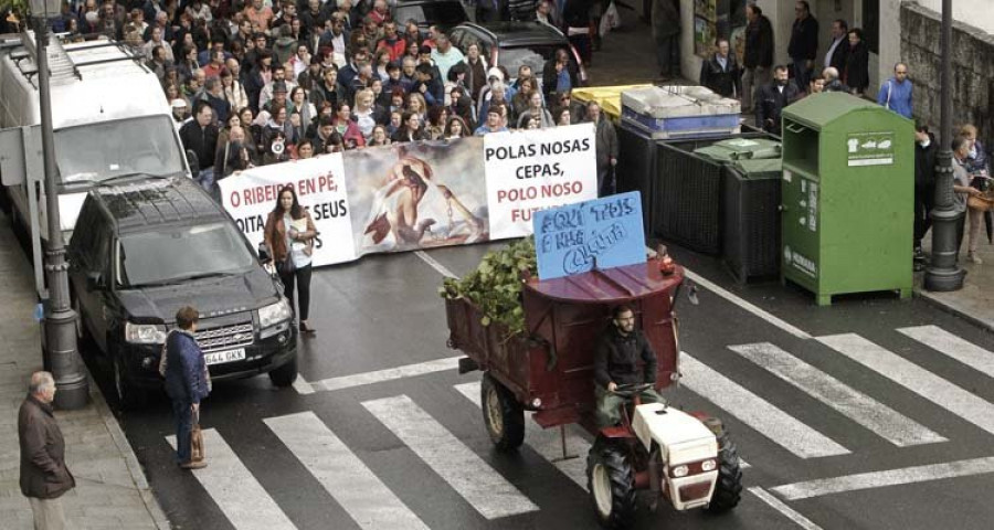 Cientos de viticultores exigen ayudas para paliar los daños de las heladas