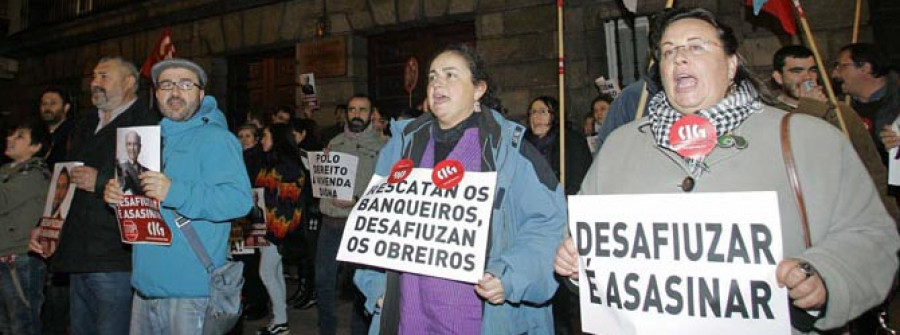 Stop Desahucios reivindica en las calles gallegas la vivienda como un derecho “humano”