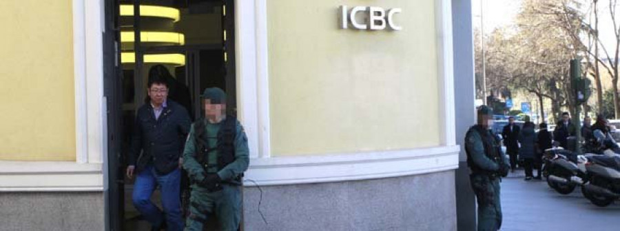 Cinco directivos del banco chino ICBC  son detenidos por blanqueo de capitales