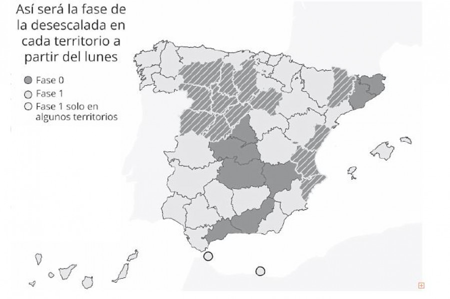 Galicia podrá abrir sus comercios, terrazas y hoteles a partir del lunes