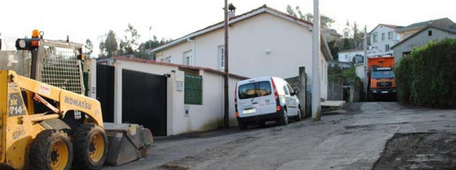 Culleredo inicia obras de pavimentación en las parroquias de Almeiras y Sésamo