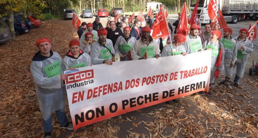 La cárnica Hermi acuerda con los trabajadores el cierre de la planta de Sada el 17 de enero