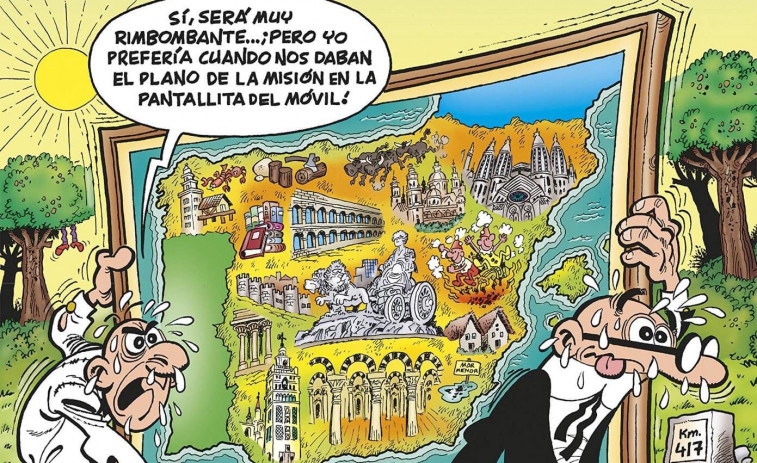 Mortadelo y Filemón, de misión en la Torre de Hércules
