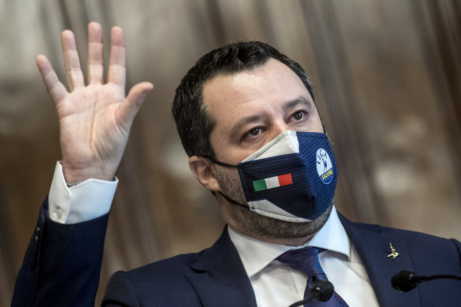 Salvini se muestra dispuesto a apoyar un Gobierno presidido por Mario Draghi