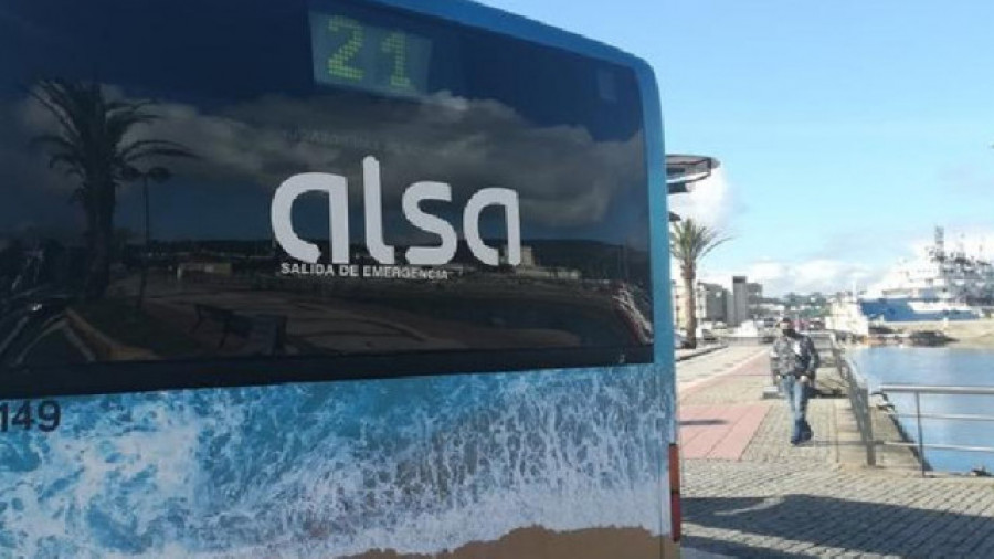 Alsa reduce los servicios del área metropolitana de A Coruña durante los fines de semana