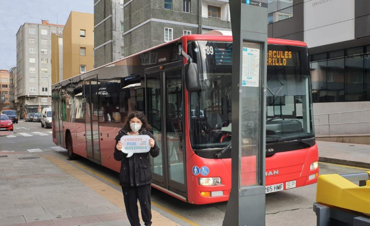 Greenpeace apoya el transporte público en A Coruña
