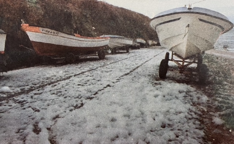 Hace 25 años: "Nevada" de detergente en Bens y deportivistas a 12 millones el kilo