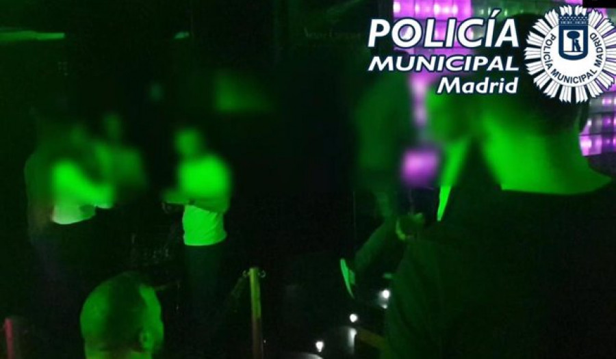 Desalojado y precintado un club en Madrid con 173 clientes, algunos sin mascarilla y fumando cachimbas