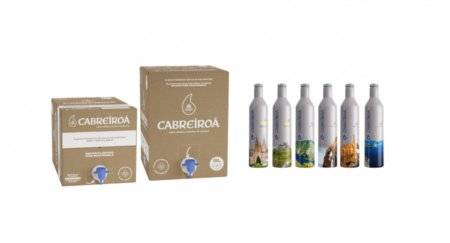 Cabreiroá lanza dos nuevos envases reciclables 100% dentro de su apuesta por la sostenibilidad