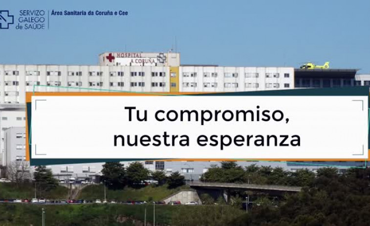 El área sanitaria de A Coruña-Cee agradece con un vídeo la implicación contra el Covid-19