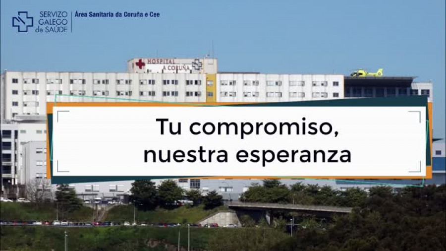 El área sanitaria de A Coruña-Cee agradece con un vídeo la implicación contra el Covid-19