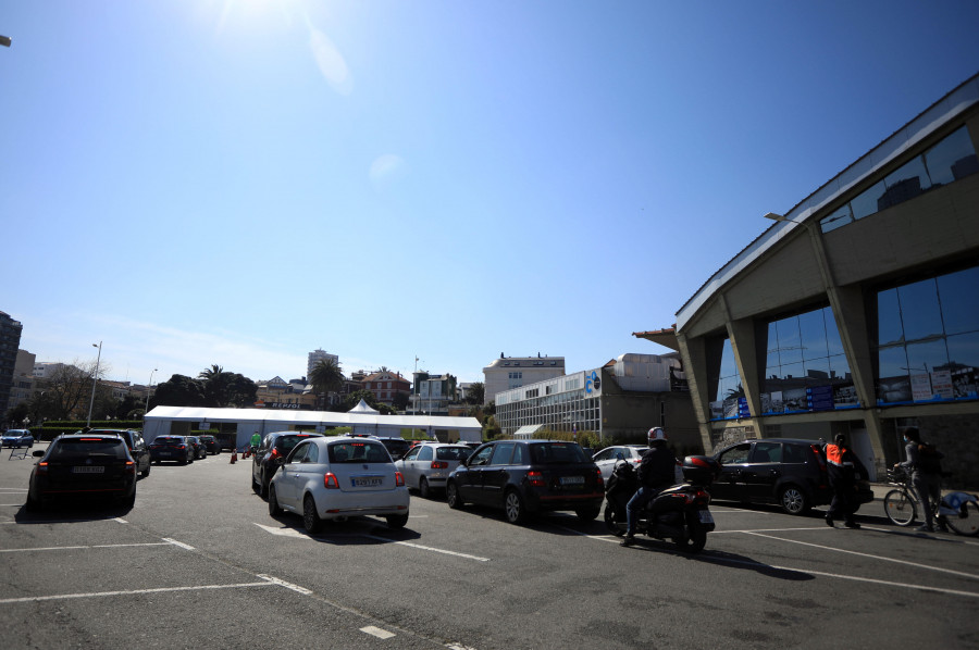 Atropellado un policía local cuando regulaba el tráfico por el cribado de Riazor