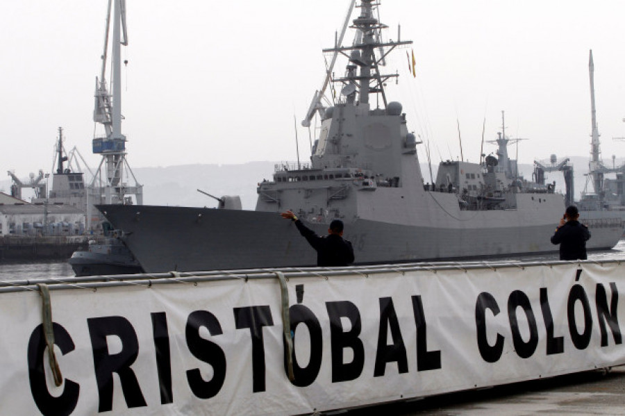La fragata "Cristóbal Colón" vuelve a casa tras cinco meses de misión con la OTAN