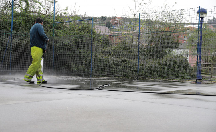 Culleredo destina 200.000 euros a la renovación de las pistas polideportivas del municipio