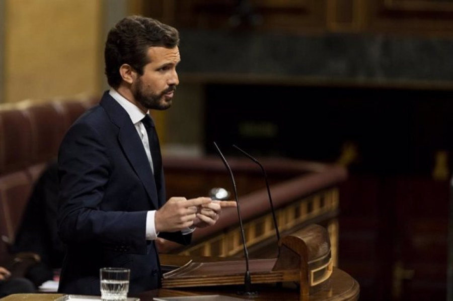 Casado abronca a Sánchez por su "chulería" al gobernar y ofrece su ley para evitar otro estado de alarma