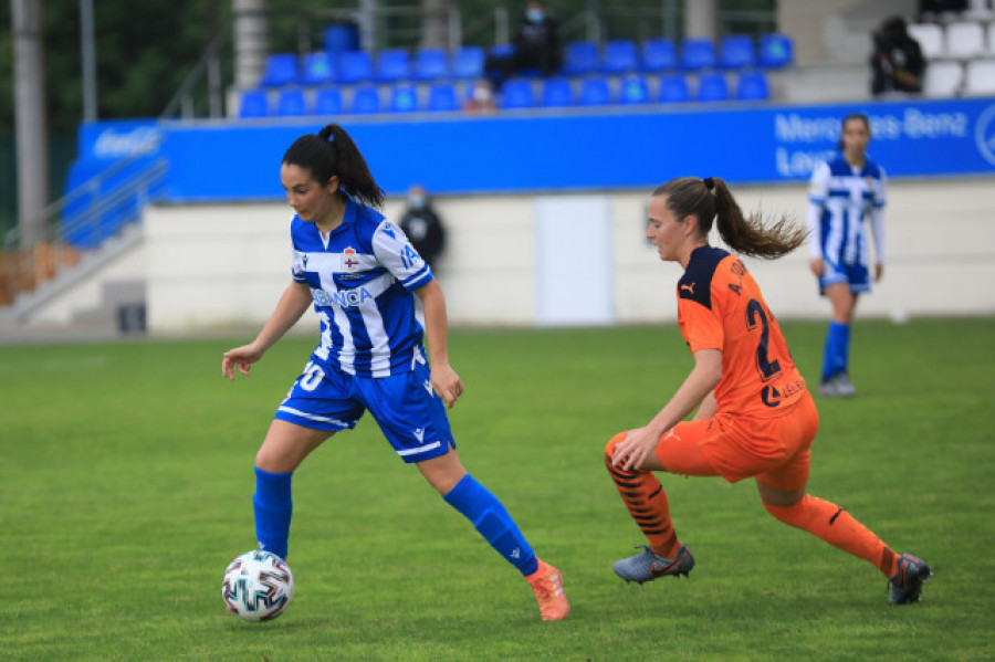 El Depor Abanca perdona al Valencia en un partidazo de Athenea