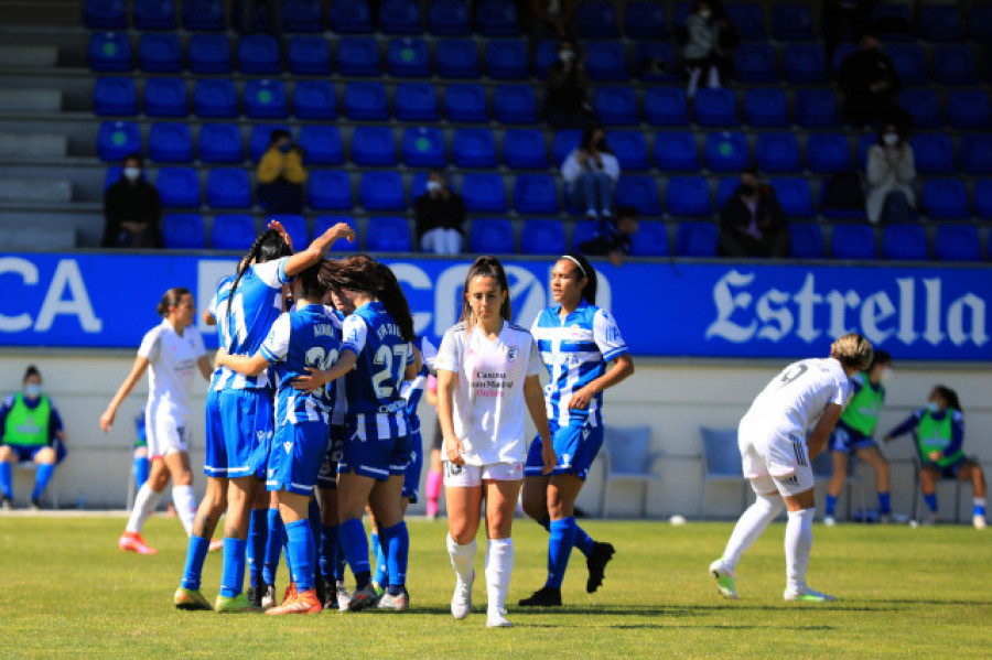 El Deportivo Abanca, sólido en defensa y efectivo en ataque, supera al Madrid CFF con claridad